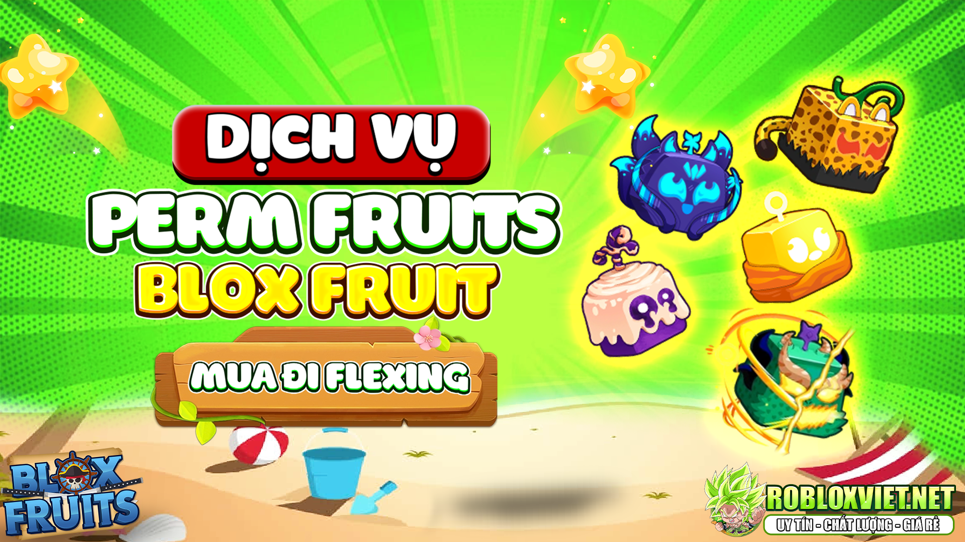 TRÁI VĨNH VIỄN BLOX FRUITS Hàng Robux Gift